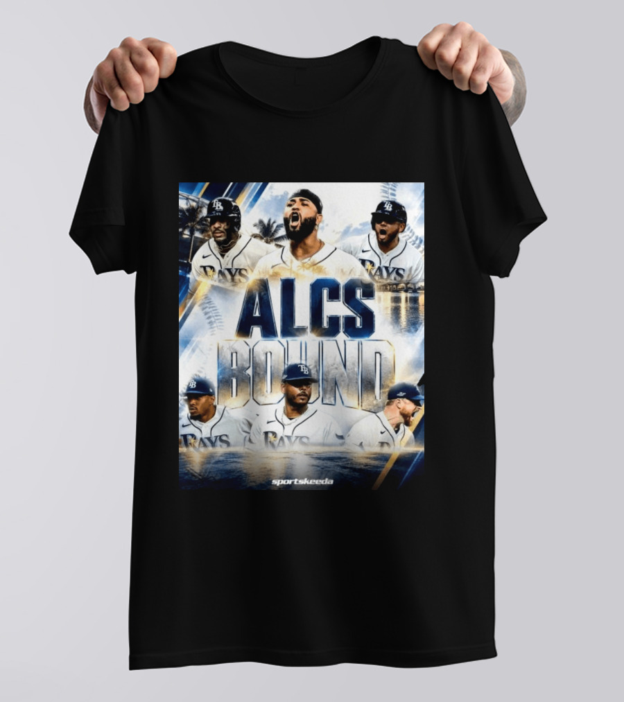 Tampa Bay Rays ALCS Bound Third Time Franchise History T-Shirt