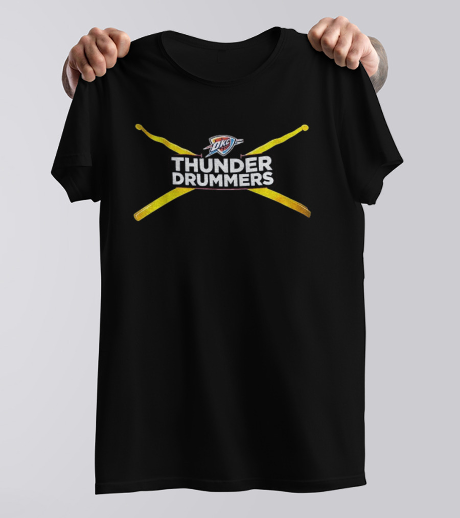 OKC Thunder Drummers NBA Basketball Team Fan Gear T-Shirt