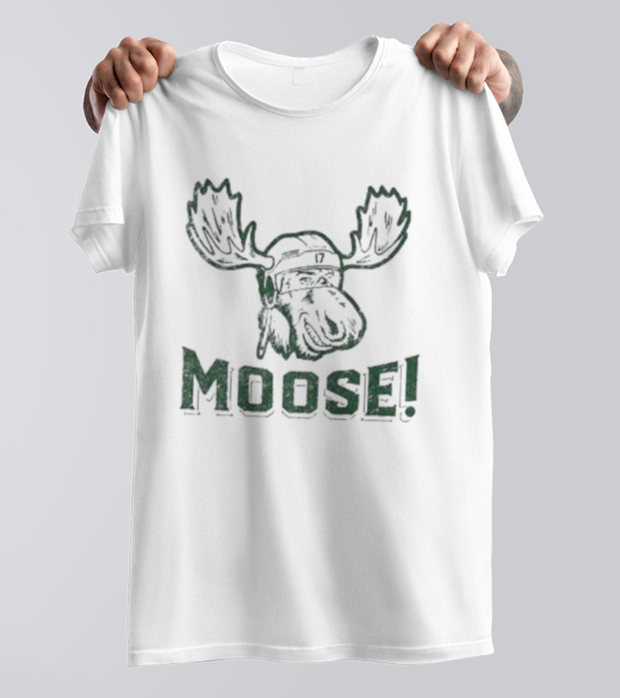 Minnesota Wild St. Paul Moose Vintage Hockey T-Shirt