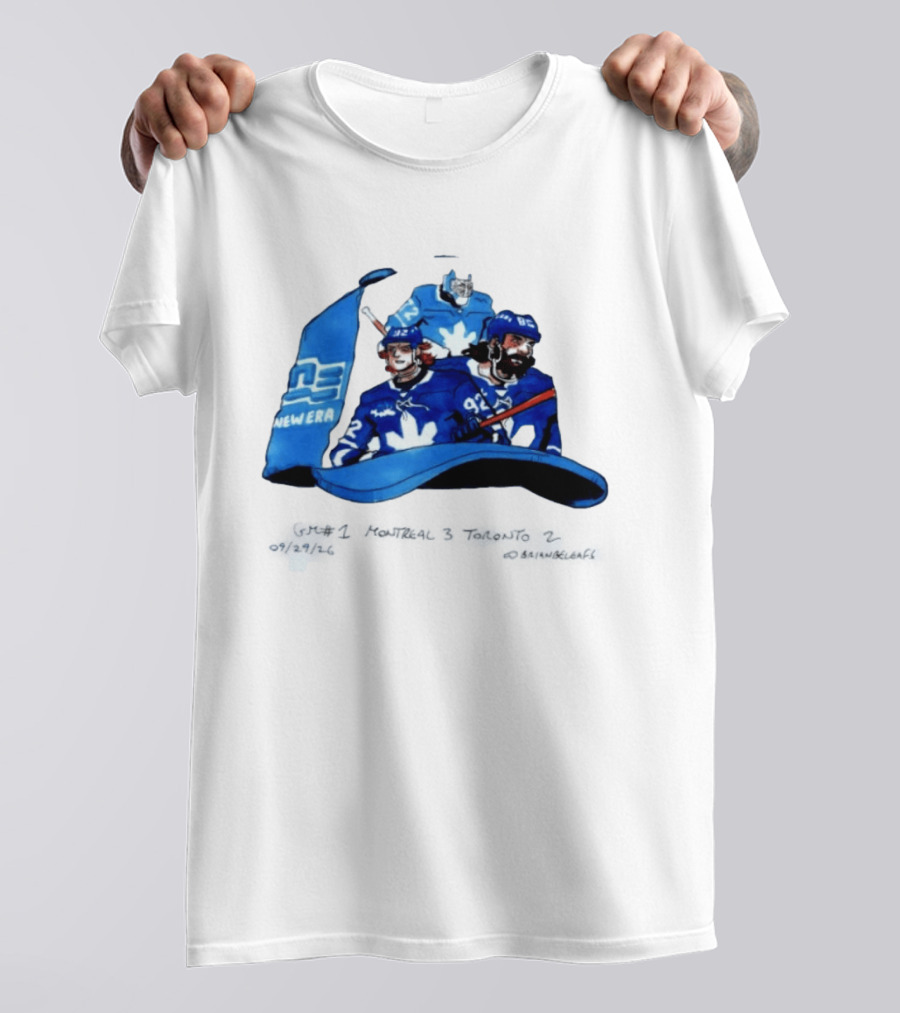 Montreal Vs Toronto Game 1 Hockey NHL New Era T-Shirt