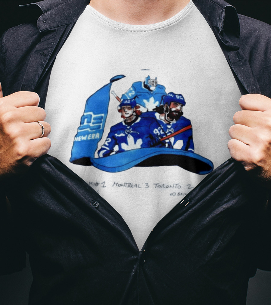 Montreal Vs Toronto Game 1 Hockey NHL New Era T-Shirt