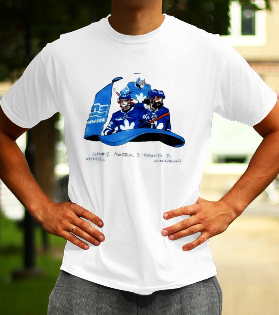 Montreal Vs Toronto Game 1 Hockey NHL New Era T-Shirt