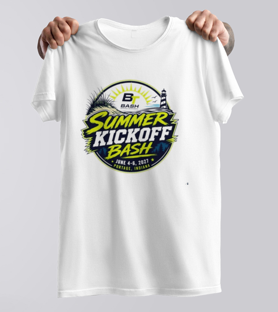 Portage Indiana Summer Kickoff Bash ET Bash Softball Event T-Shirt