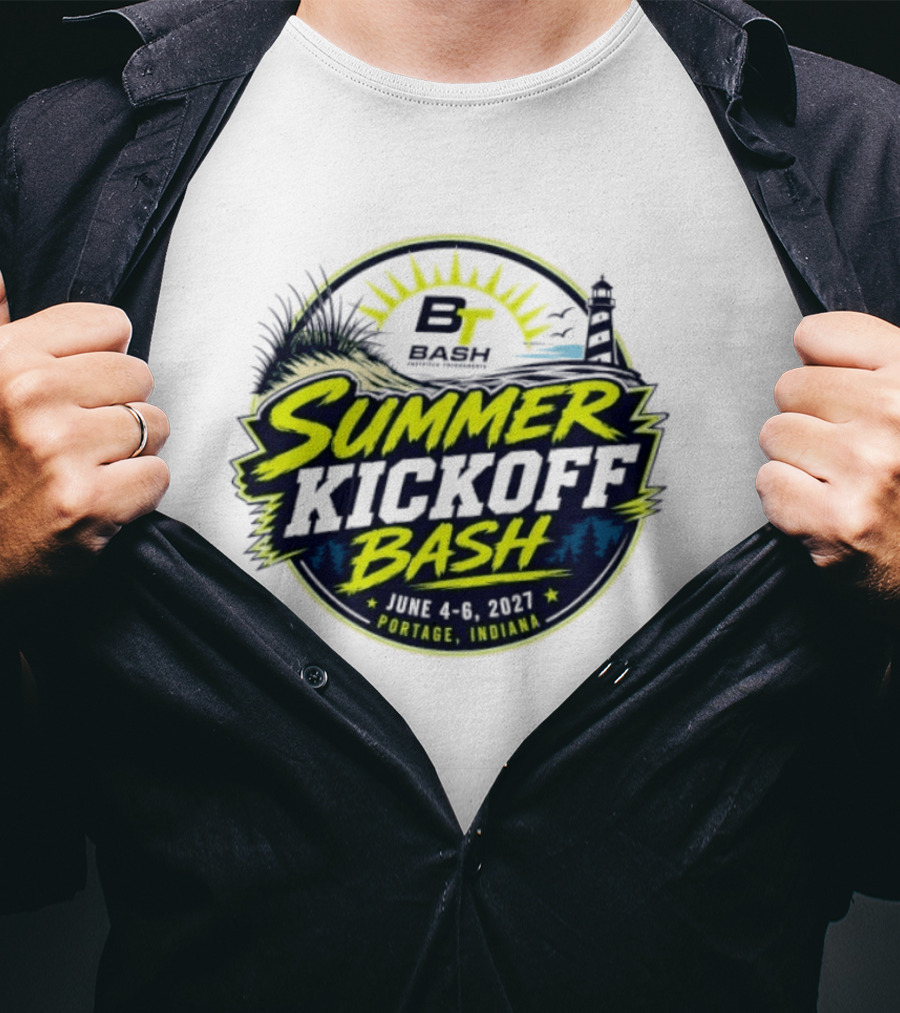 Portage Indiana Summer Kickoff Bash ET Bash Softball Event T-Shirt