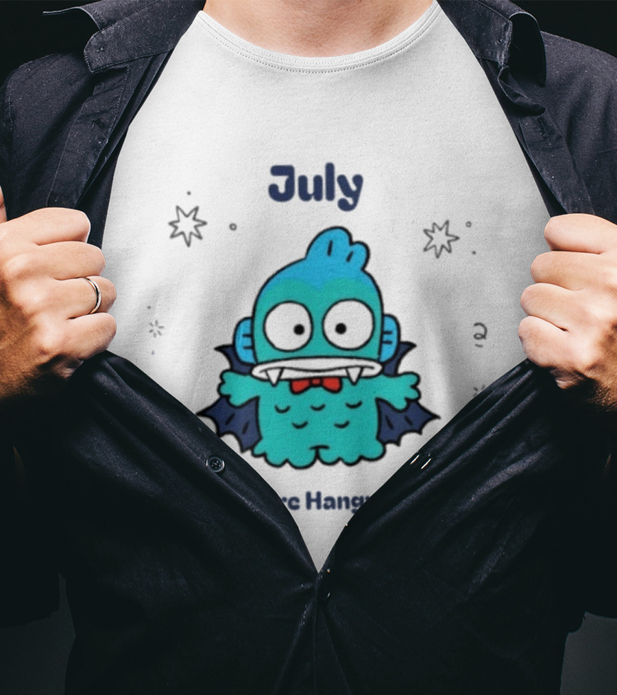 July Vampire Hangyodon Spooky Sanrio Halloween T-Shirt