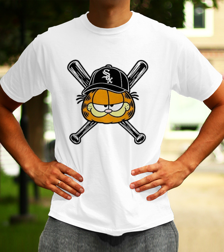 White Sox South Side Garfield Baseball T-Shirt