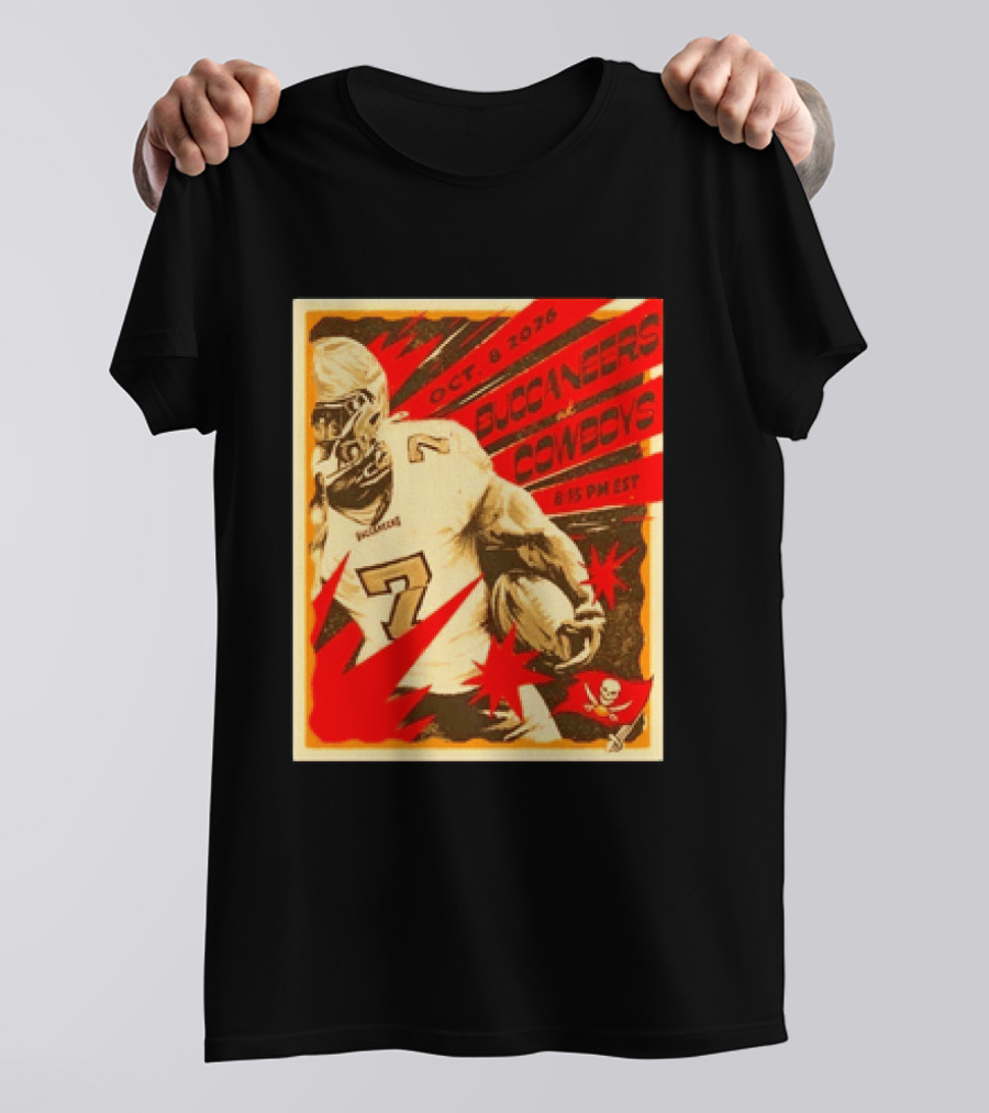 Buccaneers At Cowboys October 8 2026 8:15 PM EST T-Shirt