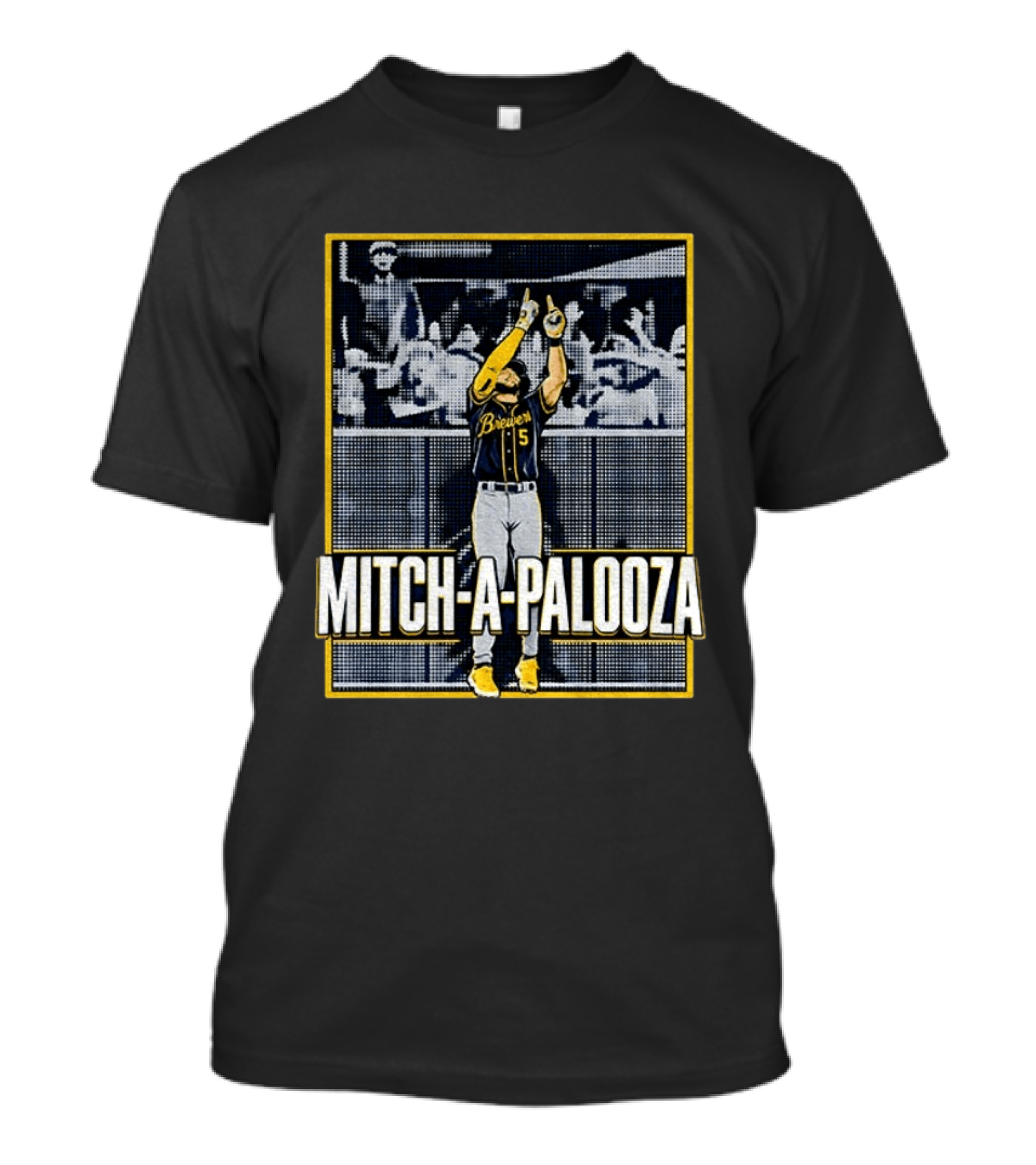 Mitch A Palooza Brewer Iconic Moment Celebration T-Shirt