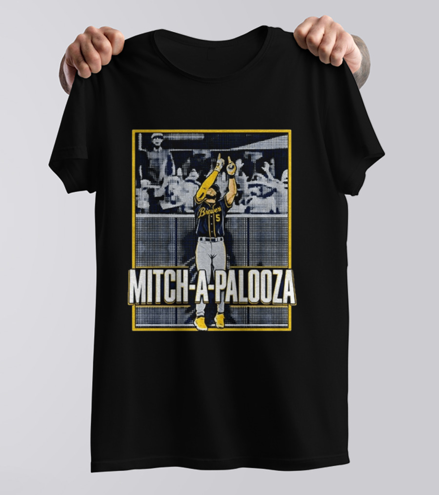 Mitch A Palooza Brewer Iconic Moment Celebration T-Shirt