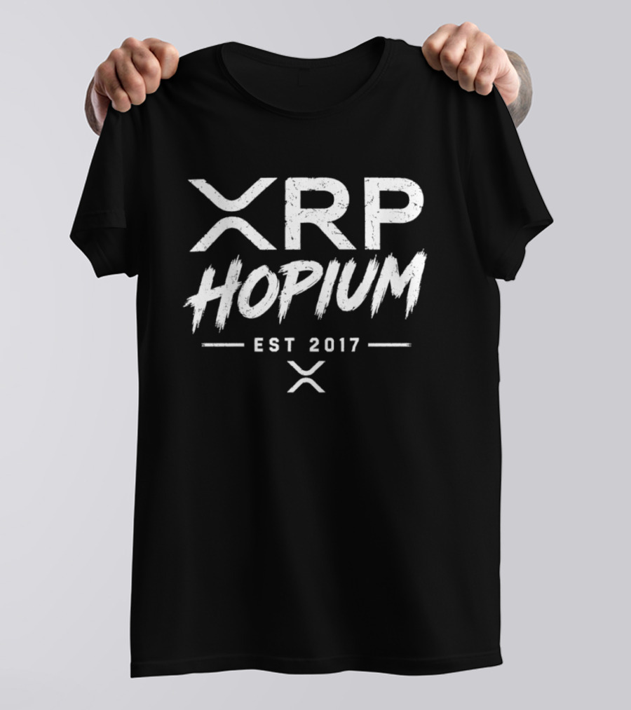 XRP Hopium Est 2017 Cryptocurrency Crypto XRP T-Shirt