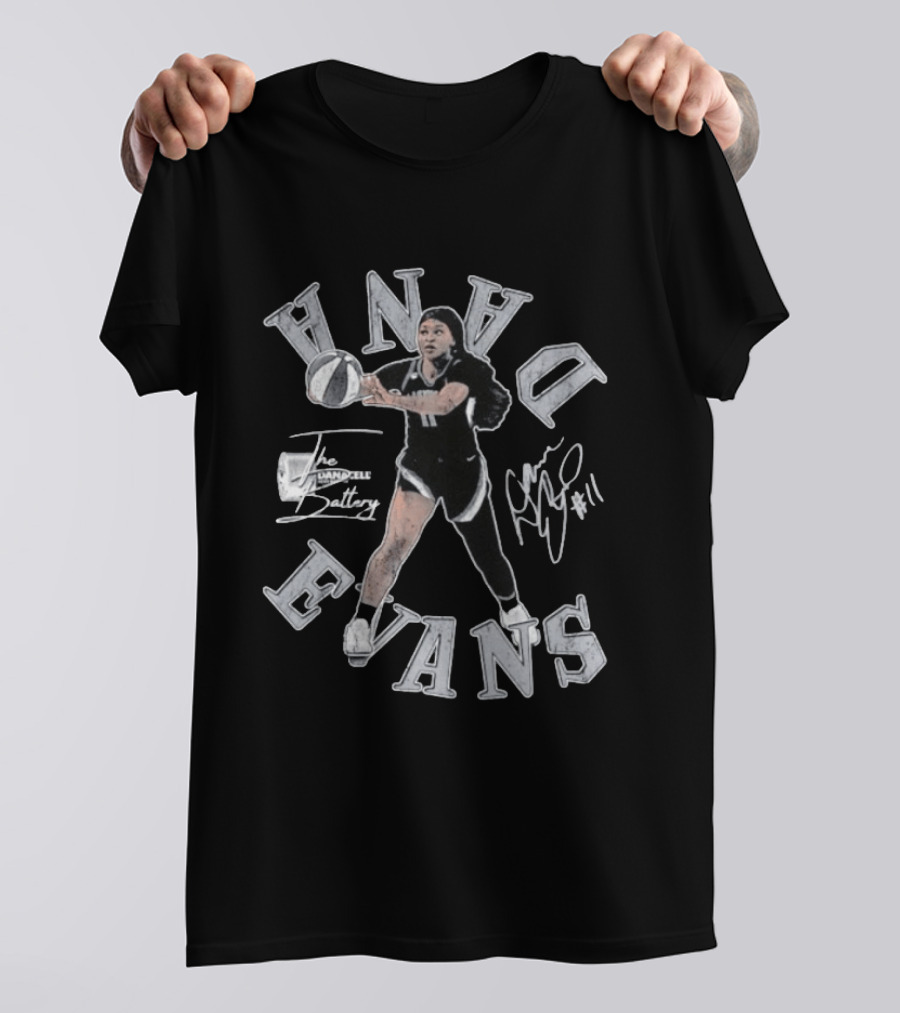 Dana Evans No 11 The Handell Battery WNBA T-Shirt
