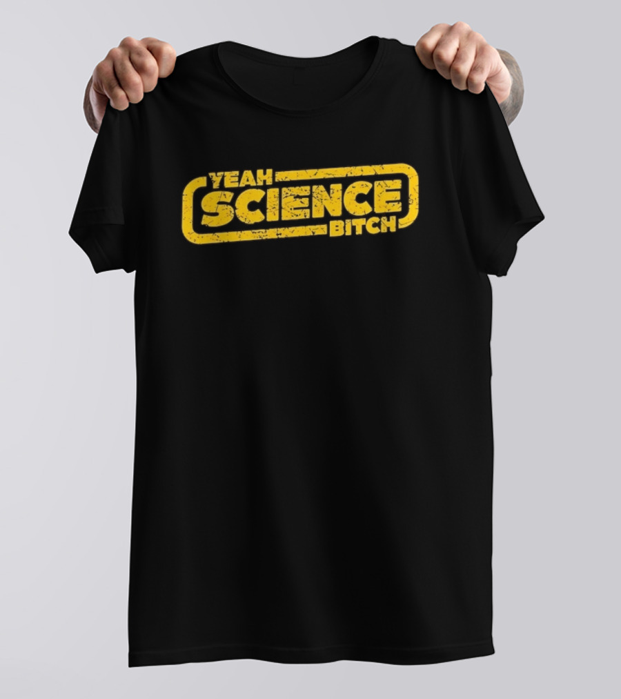 Yeah Science Bitch Distressed Breaking Bad Yellow T-Shirt