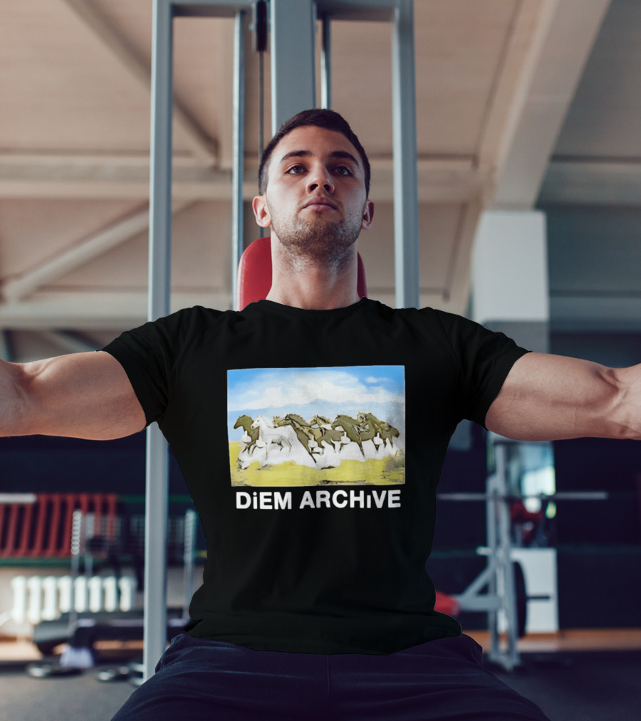 DiEM ARCHiVE Running Horses T-Shirt