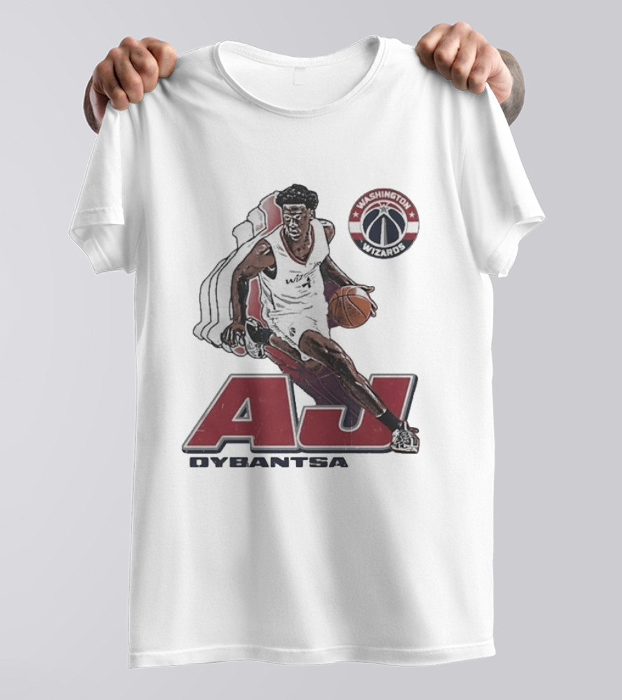 AJ Dybantsa Washington Wizards Basketball Star T-Shirt