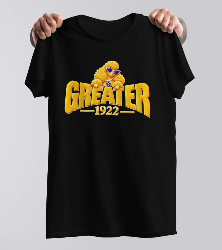 Poodle Sorority Greater 1922 Retro Sunglasses T-Shirt