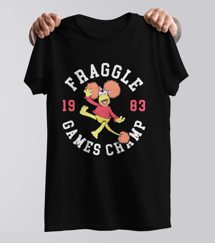 Red Fraggle Fraggle Rock 1983 Games Champ T-Shirt