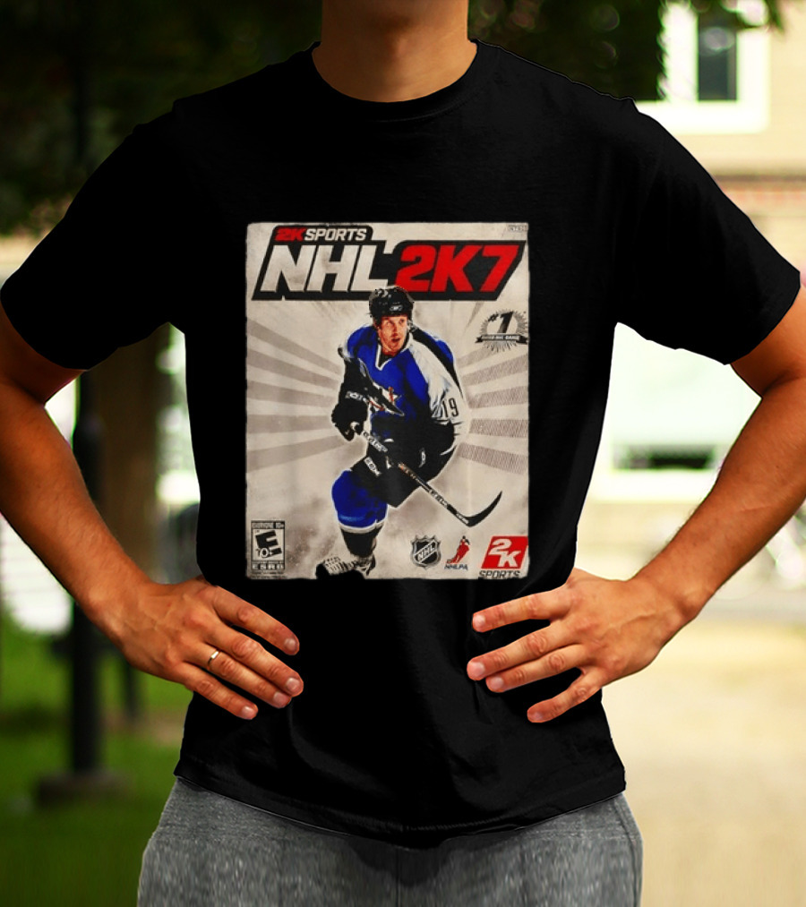2K Sports NHL 2K7 Joe Thornton 19 Rated Number 1 NHL Game 2007 T-Shirt