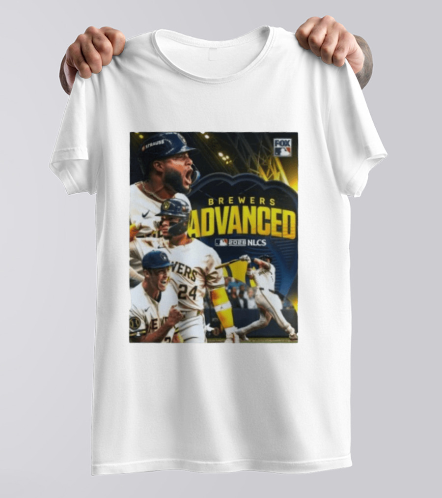 Brewers Advanced 2026 NLCS MLB Fox T-Shirt