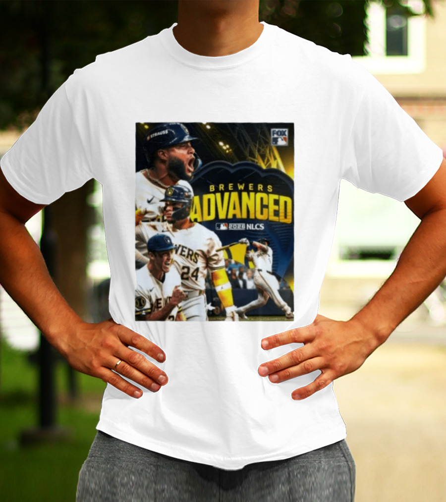 Brewers Advanced 2026 NLCS MLB Fox T-Shirt