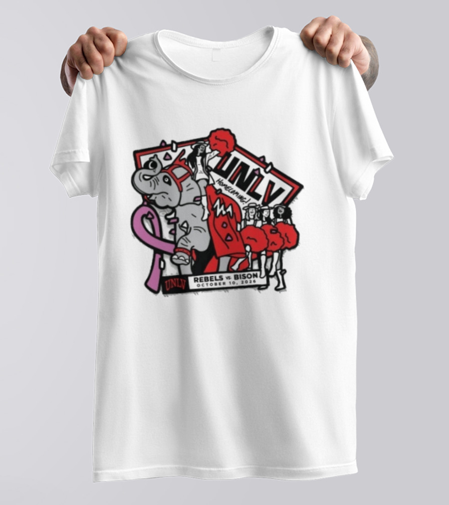 UNLV Rebels Vs Bison Homecoming October 10 2026 T-Shirt