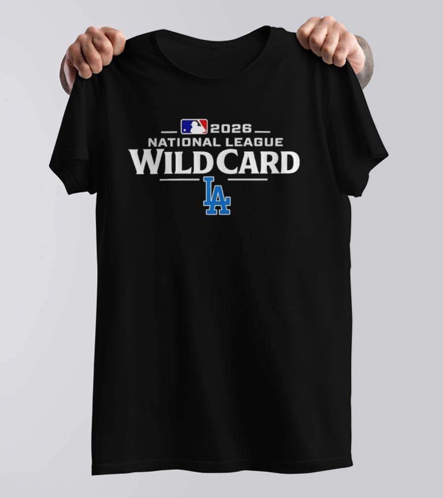 2026 Los Angeles Dodgers National League Wild Card MLB T-Shirt