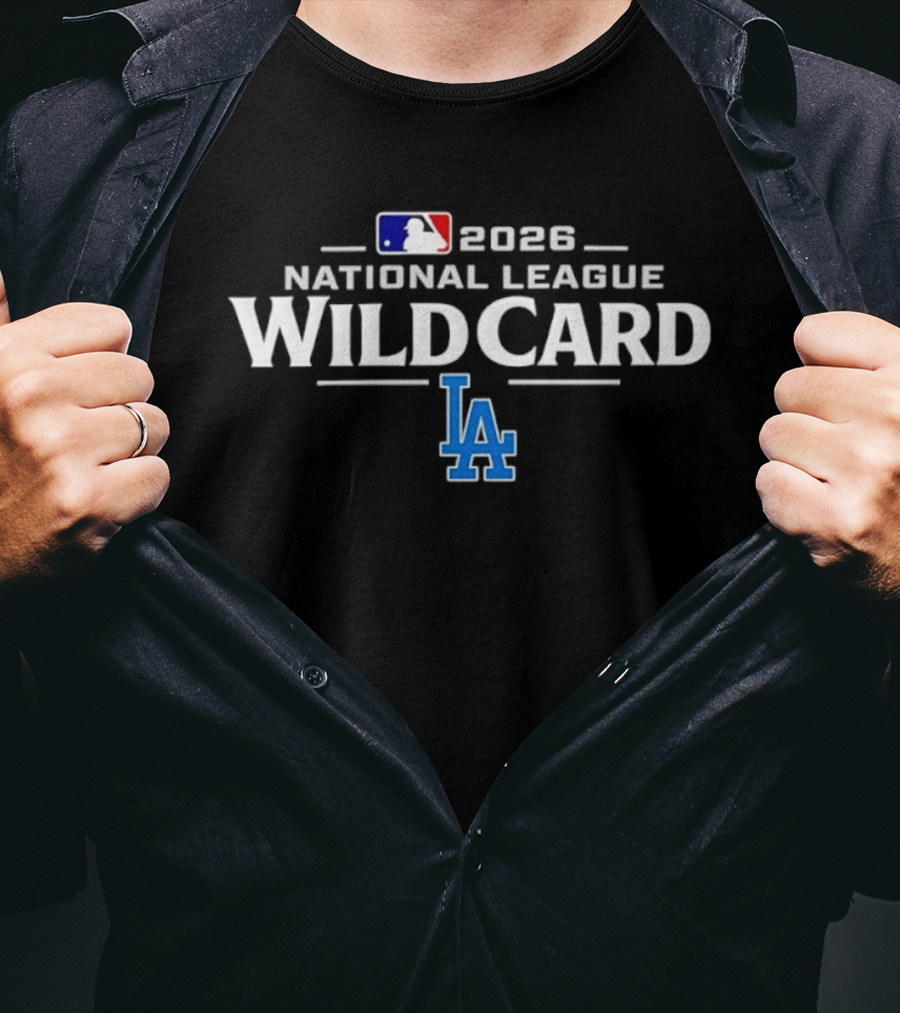 2026 Los Angeles Dodgers National League Wild Card MLB T-Shirt