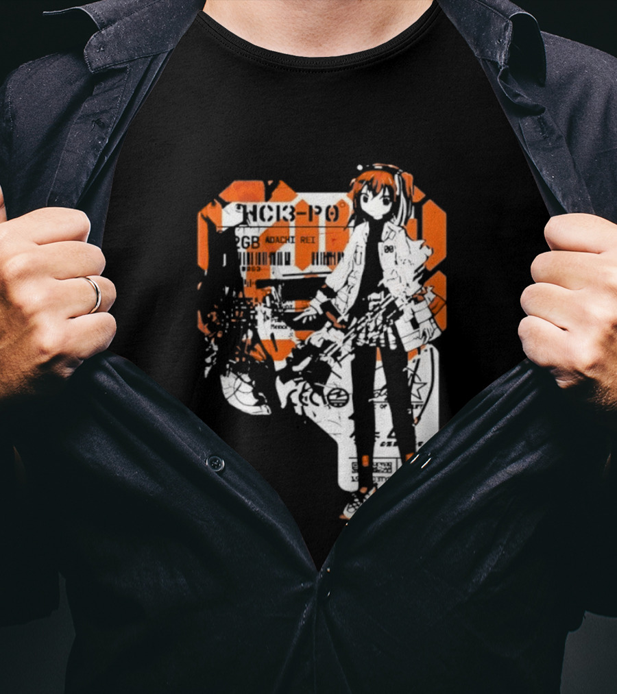 Adachi Rei HC3 PO 32GB Cybernetic Anime T-Shirt