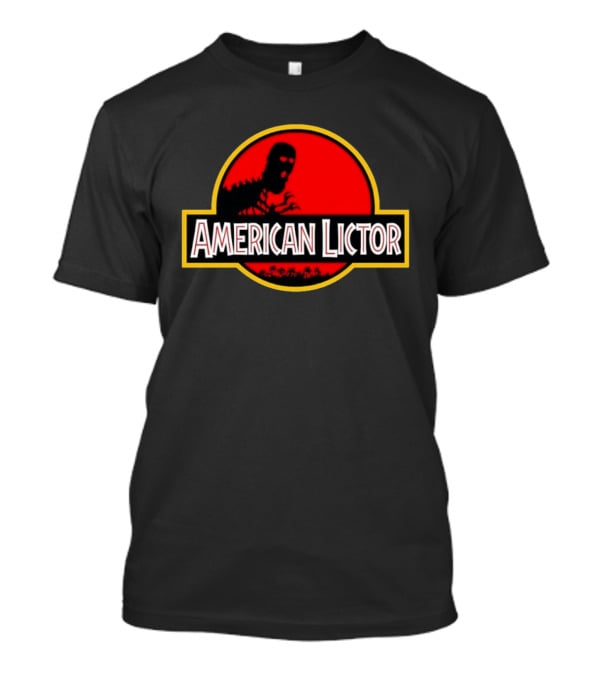 American Lictor Dinosaur Movie Jurassic T-Shirt