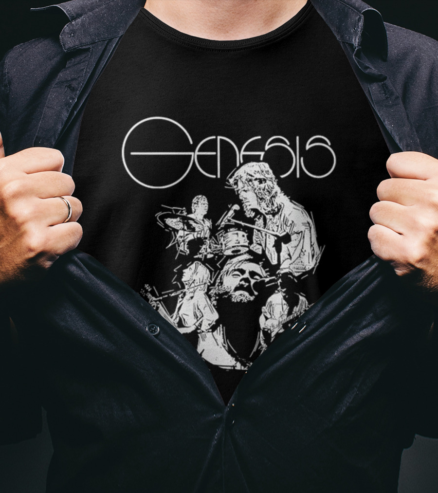 Genesis Band Members Progressive Rock Performance T-Shirt