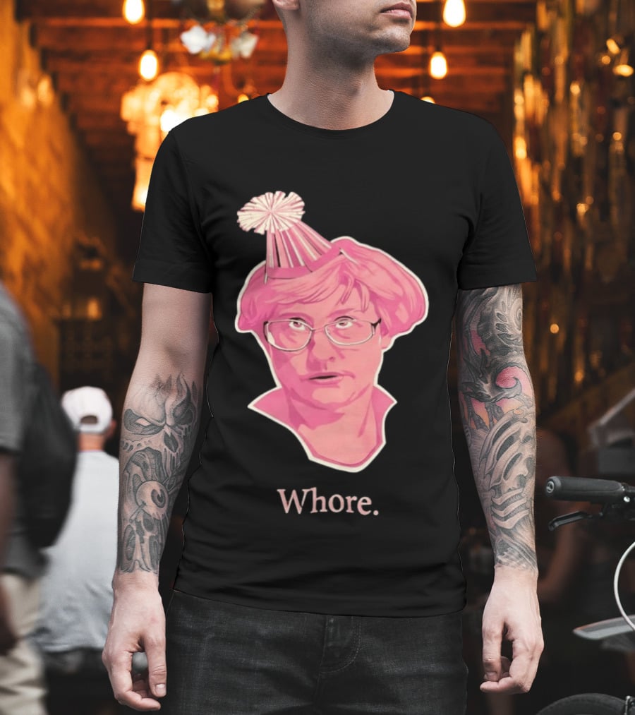 Paula Deen Party Hat Whore Meme Celebrity T-Shirt