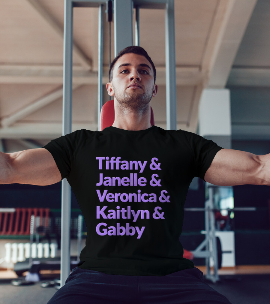 Tiffany Janelle Veronica Kaitlyn Gabby Golden State Valkyries WNBA T-Shirt