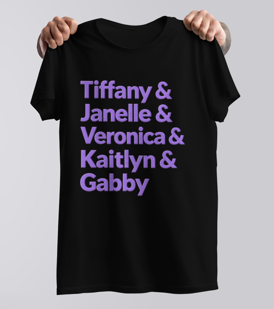 Tiffany Janelle Veronica Kaitlyn Gabby Golden State Valkyries WNBA T-Shirt