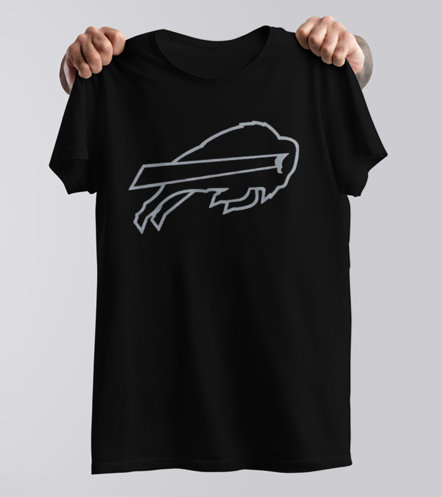 Buffalo Bills Football Black NFL Team Merchandise T-Shirt