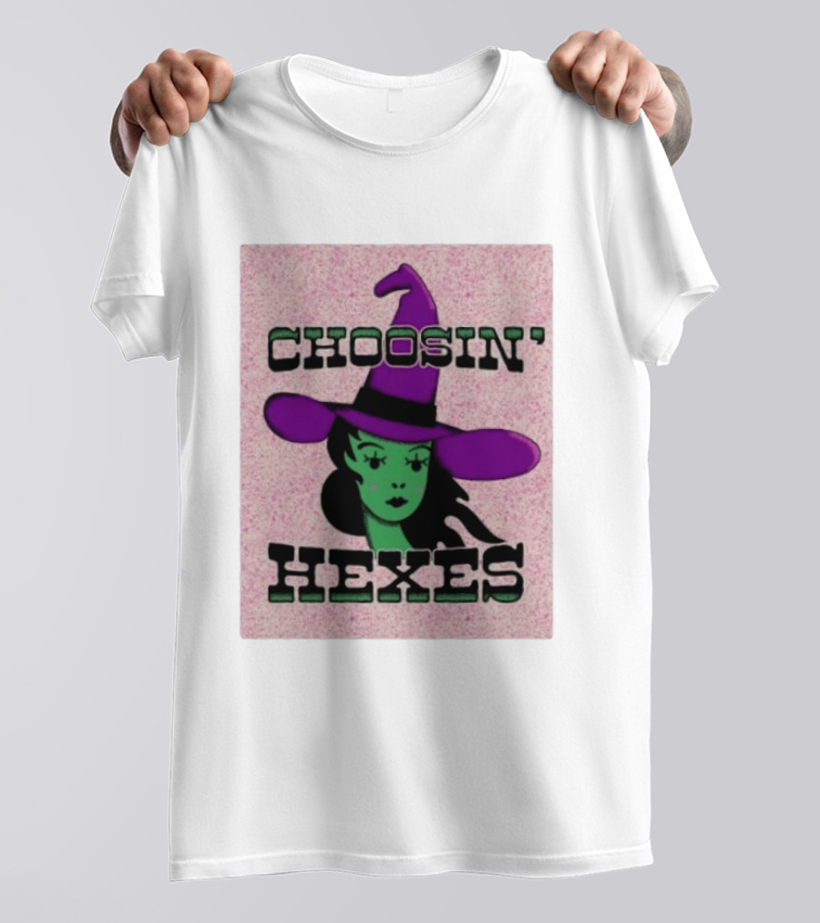 Choosin' Hexes Witch Halloween Magic Spooky T-Shirt