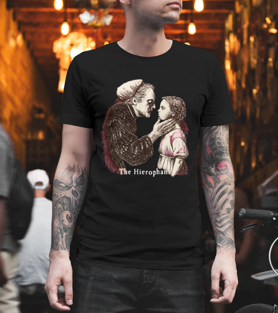 Hierophant Tarot Card Occult Esoteric Divination T-Shirt