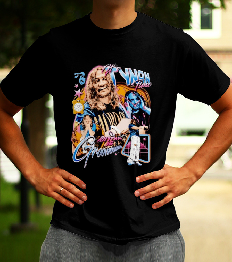 Tynan Time The Rhythm Is Groovinin And Star Retro Vibes T-Shirt