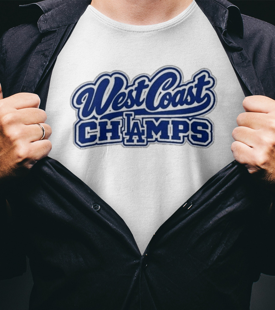 Los Angeles Dodgers West Coast Champs LA MLB T-Shirt
