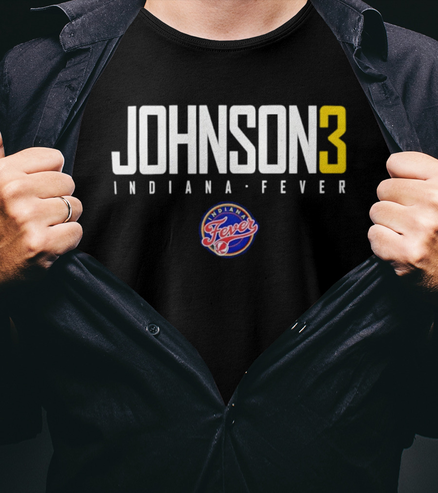Johnson 3 Indiana Fever WNBA Basketball Team Jersey Fever T-Shirt