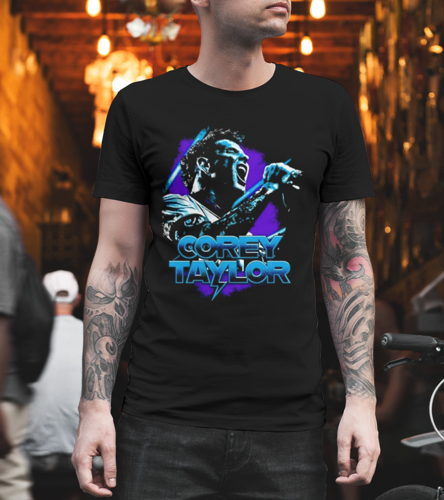 Corey Taylor Slipknot Live Performance Music T-Shirt