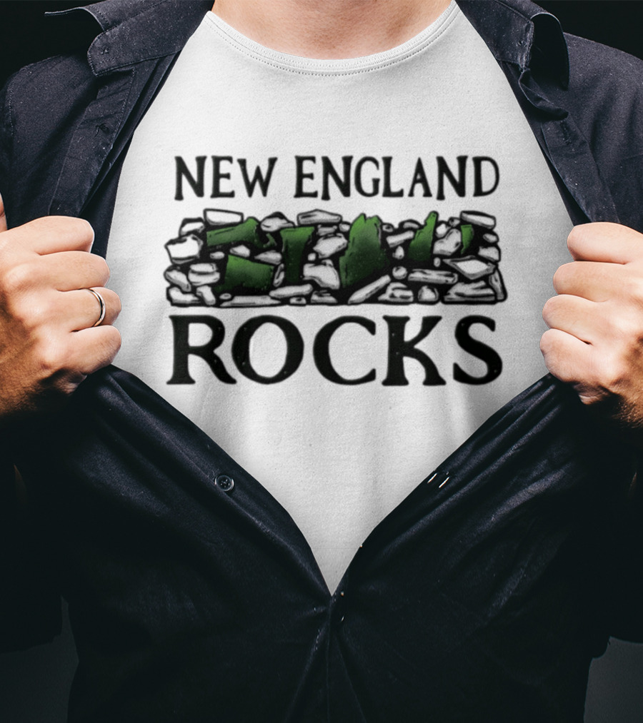 New England Rocks Stone Wall T-Shirt