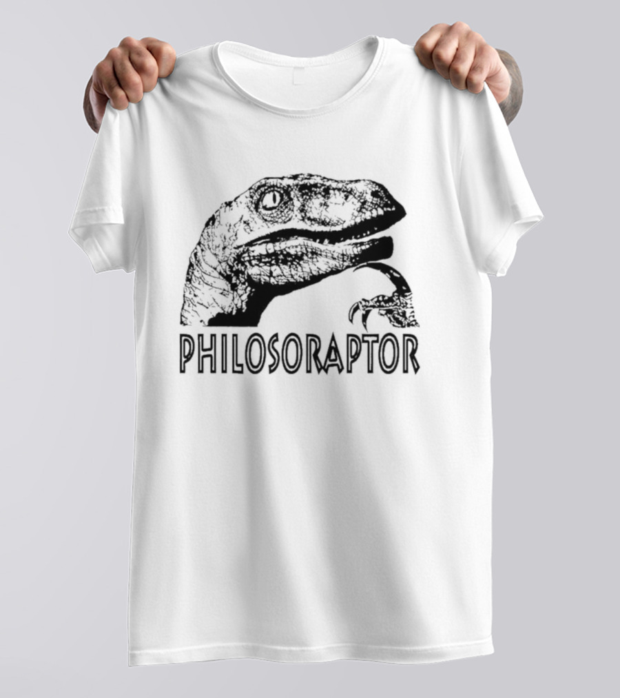 Philosoraptor Dinosaur Philosophy Meme T-Shirt