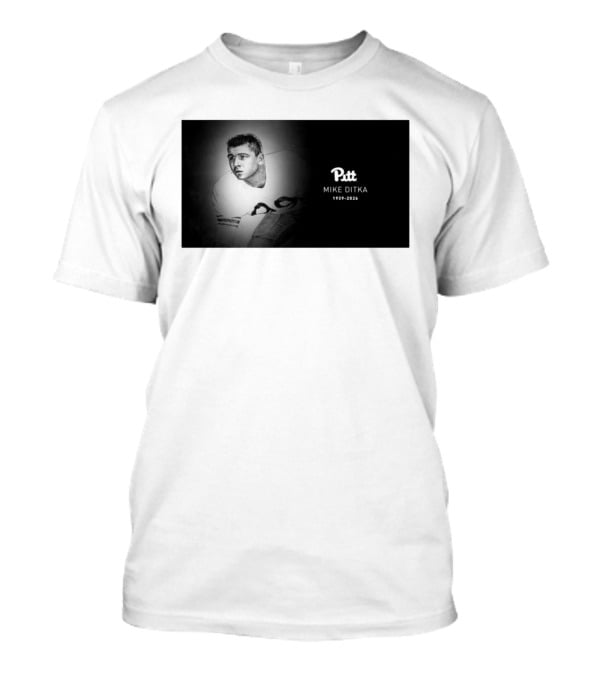 Pitt Remembers Football Icon Mike Ditka 1939 2026 T-Shirt