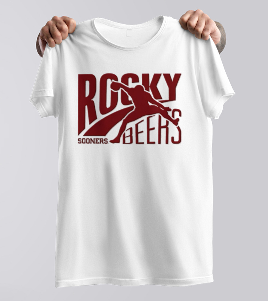 Rocky Beers Sooners Football Oklahoma Fan T-Shirt