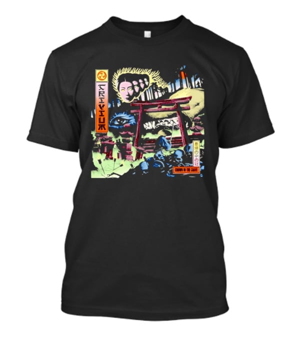 Trivium Crown In The Grave Heavy Metal Japanese Torii Gate Symbolism T-Shirt