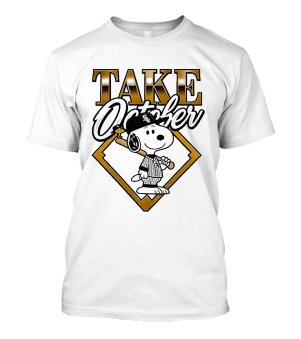 Snoopy Chicago White Sox Take October MLB Baseball T-Shirt