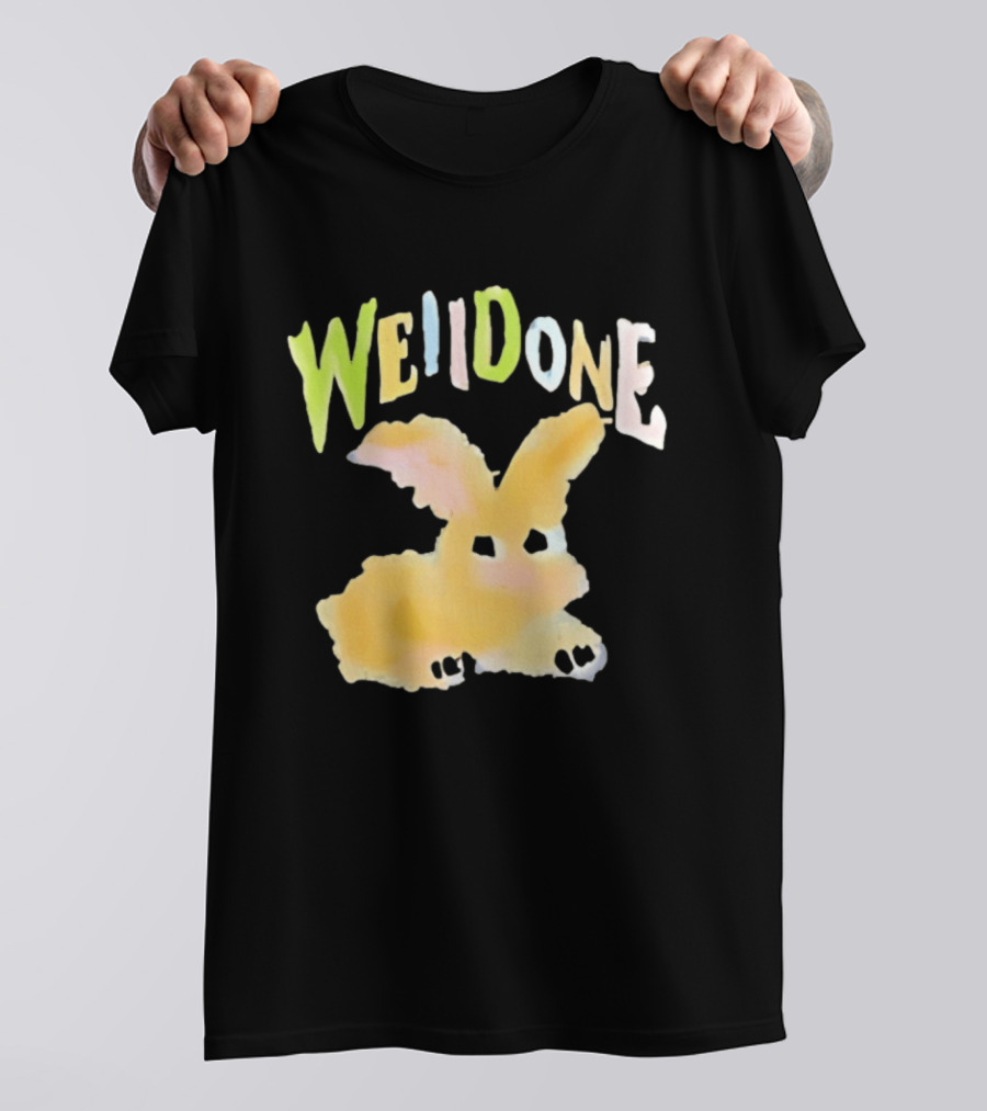 We11done Colorful Bunny Rabbit Fashion Playful Pastel Aesthetic T-Shirt