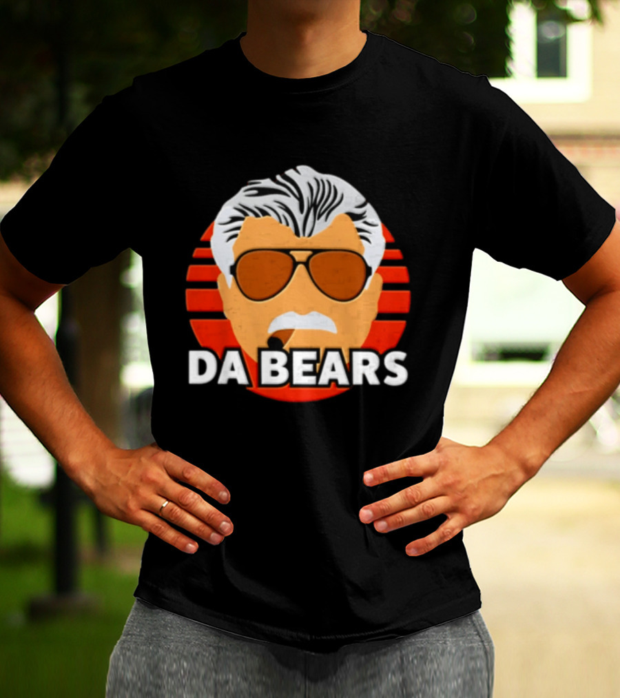 Mike Ditka Da Bears Da Coach Sunglasses Cigar T-Shirt