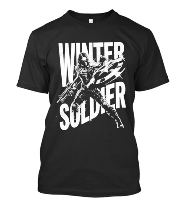 Winter Soldier Bucky Barnes Iconic Superhero T-Shirt