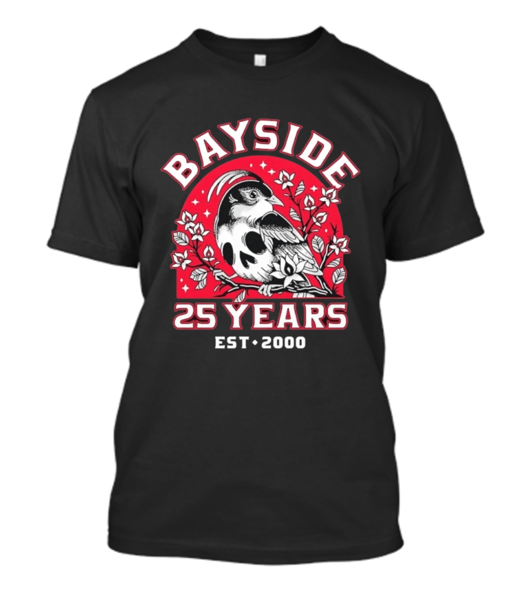 Bayside 25 Years Est 2000 Bird Alternative Rock Anniversary T-Shirt