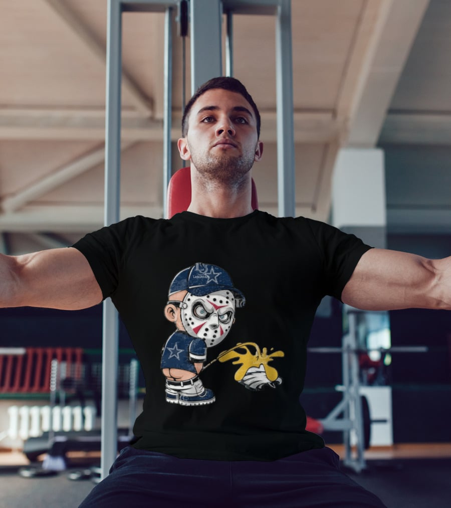 Dallas Cowboys Jason Voorhees Pissing On Philadelphia Eagles T-Shirt